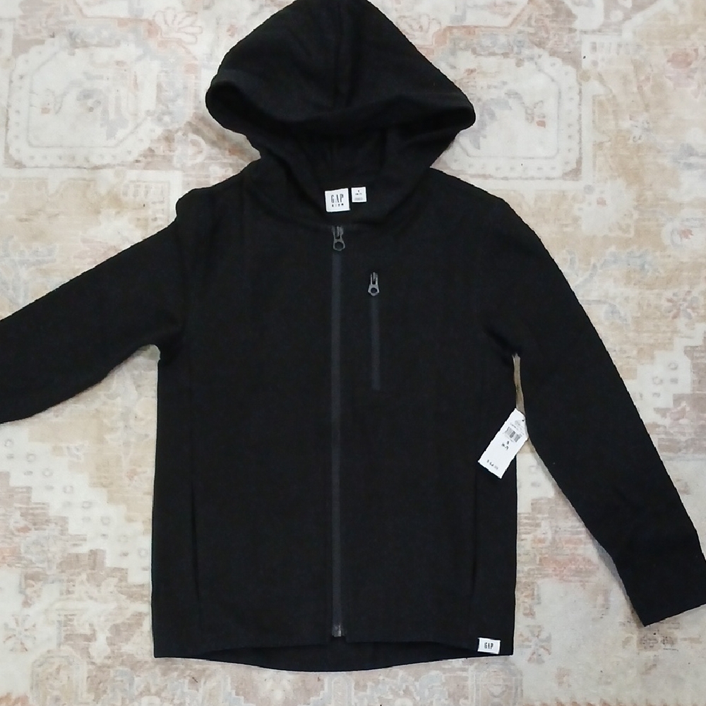 GAP Black Kids Zip-Up Hoodie